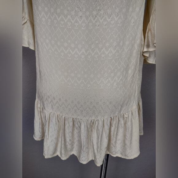 Matilda Jane Believe In You Ruffle Sleeve Boho Tunic Top S - Picture 14 of 16